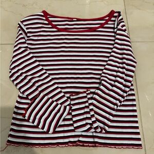 Strip Long Sleeve Shirt